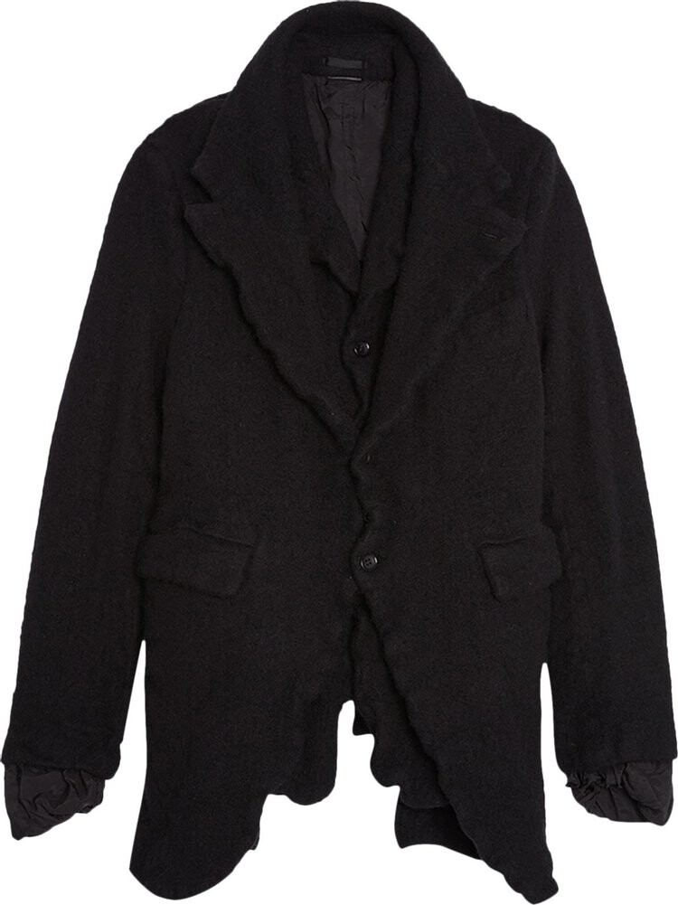 

Куртка Comme des Garçons Homme Plus Wool Nylon Tweed Garment Jacket 'Black', черный