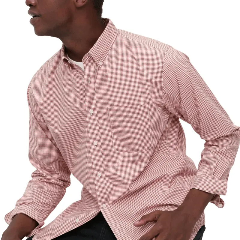 

Рубашка Uniqlo Extra Fine Cotton оранжевый