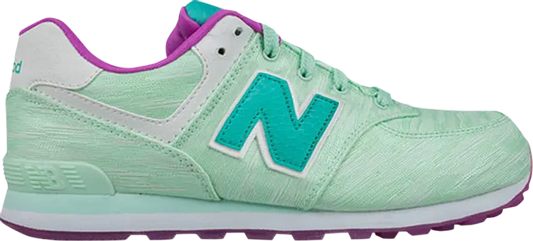 

Кроссовки New Balance 574 Big Kid 'Green Pink', зеленый