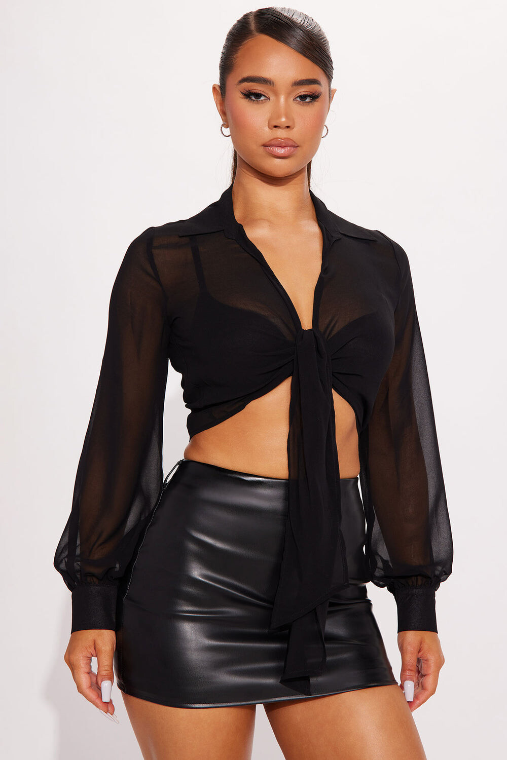 

Топ Fashion Nova WN9910A, черный