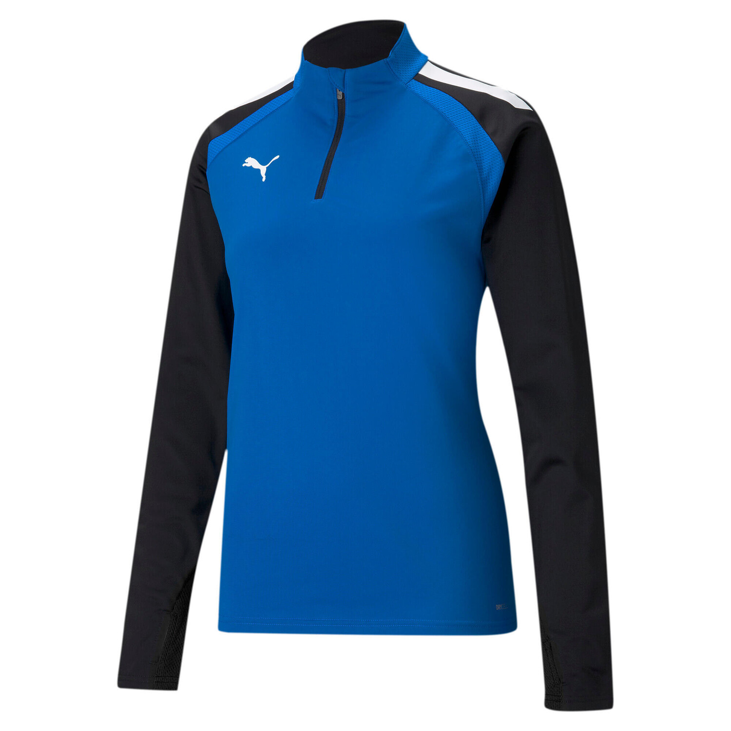

Тренировочный топ на молнии 1/4 женский Puma Team Liga, синий/синий электрик