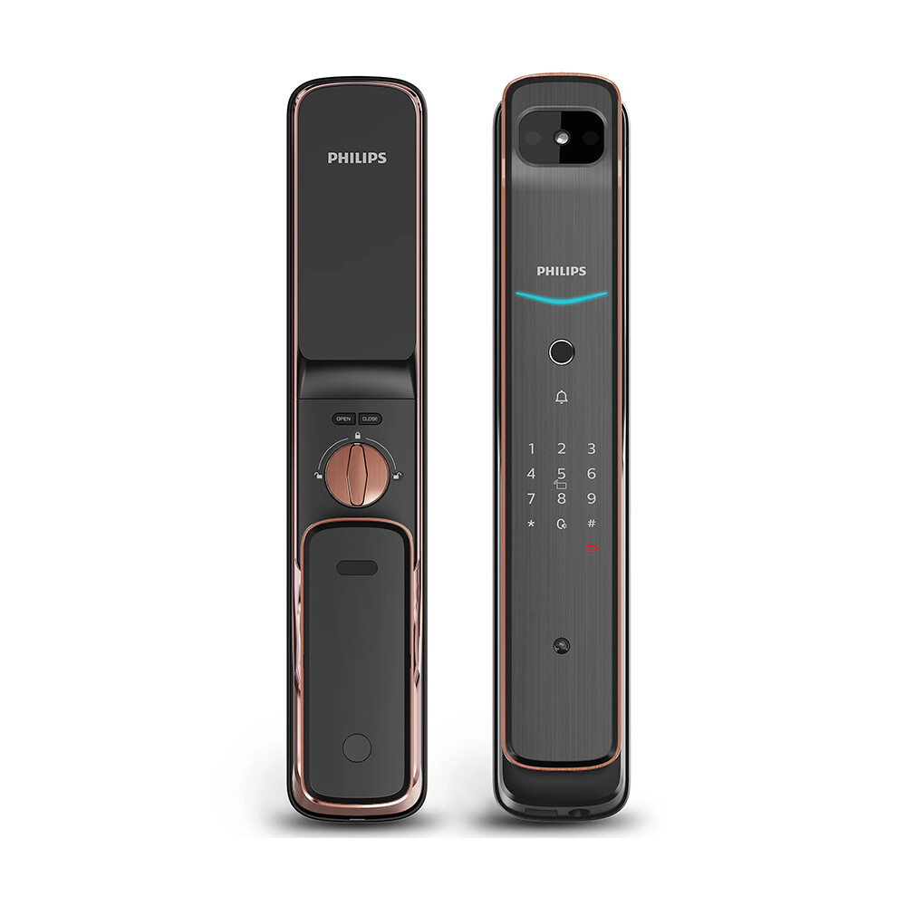 

Электронный замок Philips 709-V, биометрический, черный/бронзовый