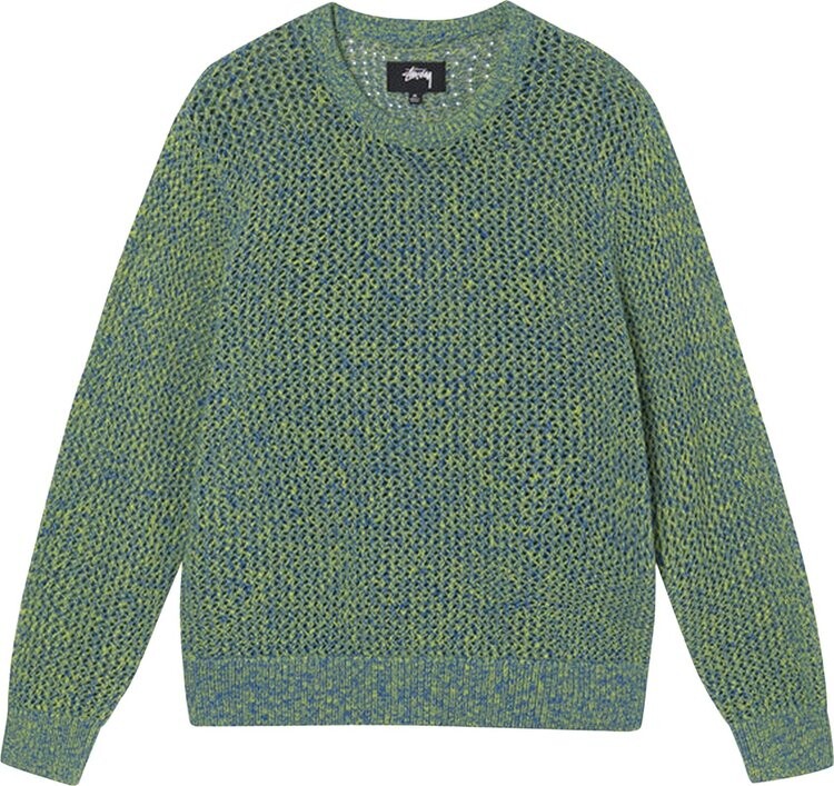 

Свитер Stussy 2 Tone Loose Gauge Sweater 'Green', зеленый