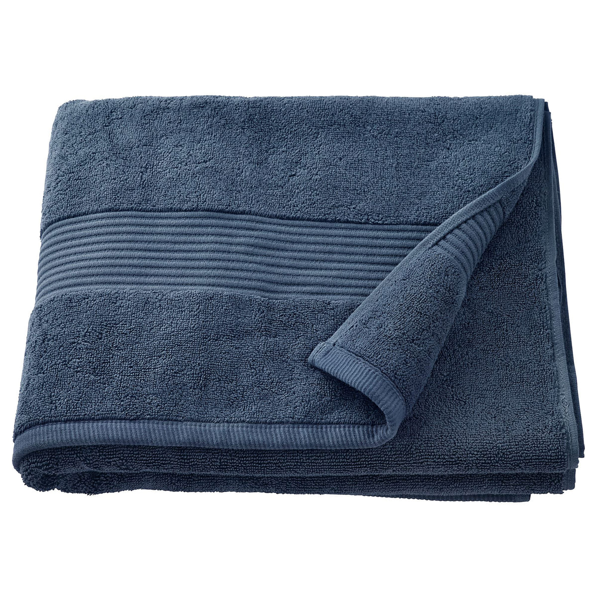 Полотенце банное Ikea Fredriksjon 70x140 см, темно-синий одноразовое полотенце для лица q1qd косметическое полотенце для чувствительной кожи очень толстое мягкое полотенце s с сумкой на шнурке инс