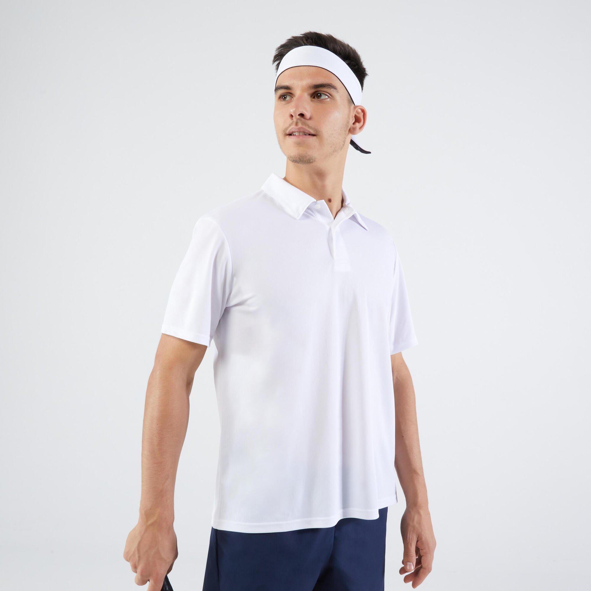 Рубашка-поло для настольного тенниса и сквоша Decathlon 700 Tennis Badminton Padel Artengo, белый printio рубашка поло с полной запечаткой likee