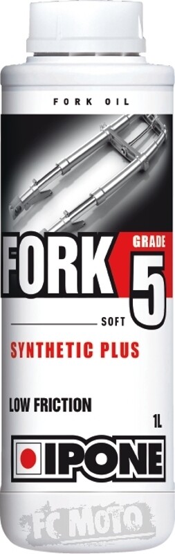 

Синтетическое масло IPONE Fork Full Synthesis SAE 5 для картриджных систем и обычных вилок, 1 литр
