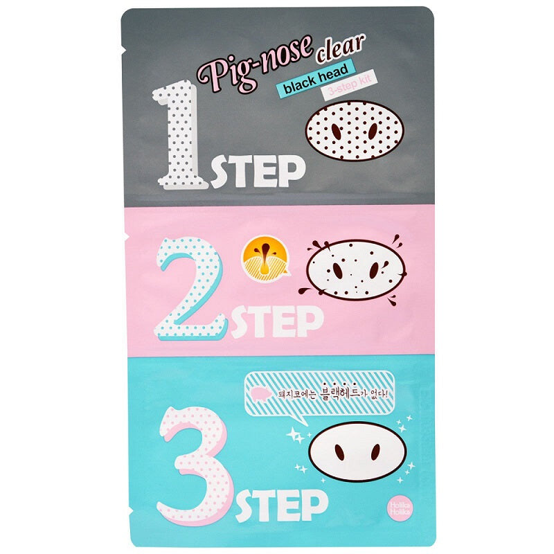 

HOLIKA HOLIKA Pig-Nose Clear 3-Step Kit очищающие полоски для пор носа 3 шт.