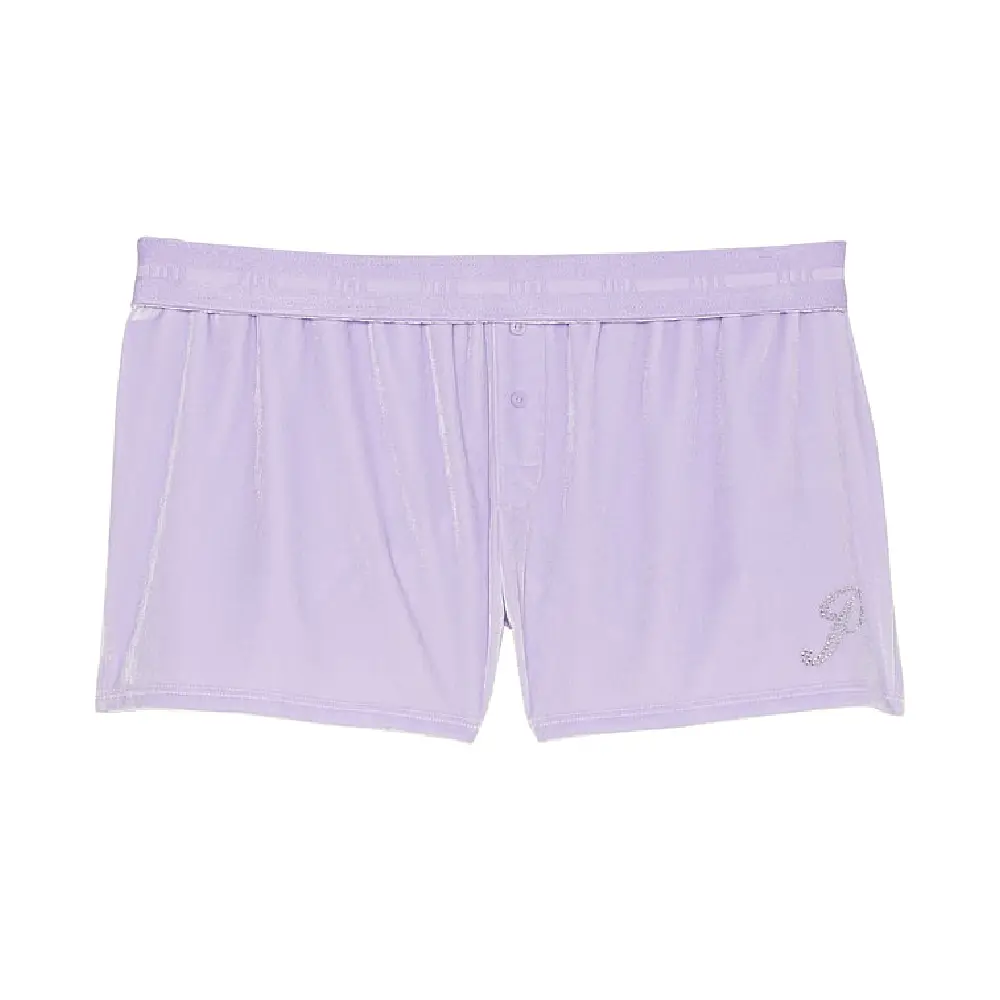 

Пижамные шорты Victoria's Secret Pink Flannel Boxy, сиреневый