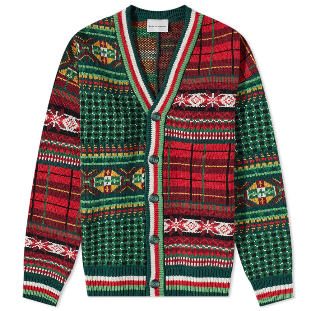 

Джемпер Drôle de Monsieur Fun Mix Cardigan, Зеленый
