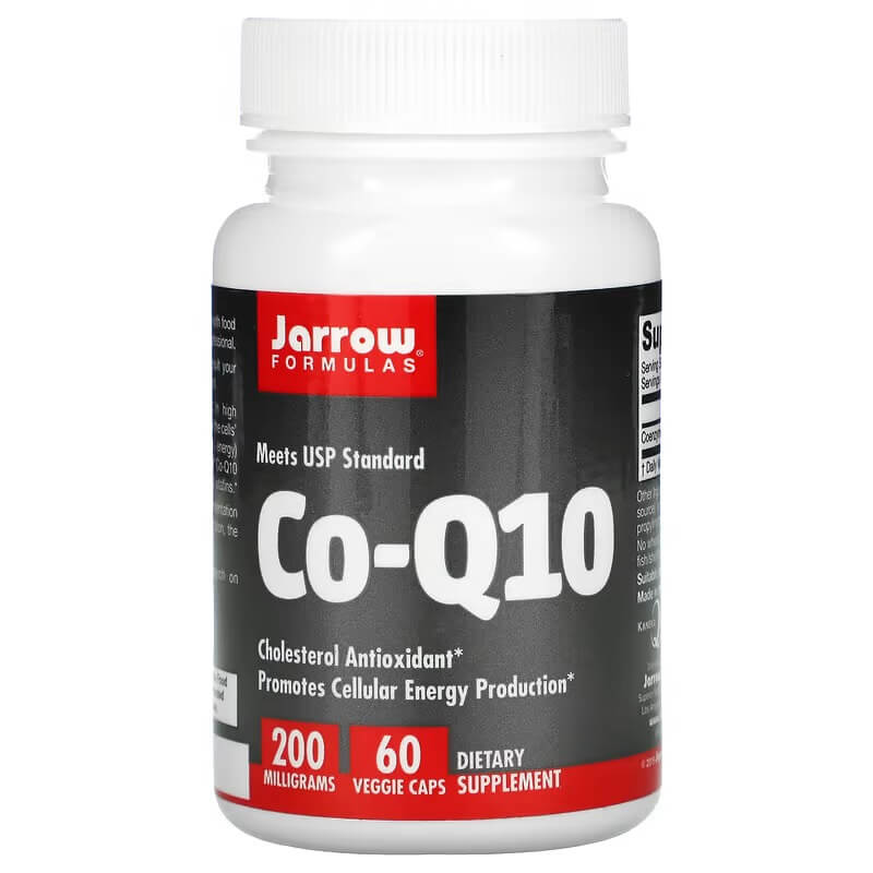 Коэнзим Q10 Jarrow Formulas 200 мг, 60 капсул jarrow formulas q absorb коэнзим q10 100 мг 60 капсул
