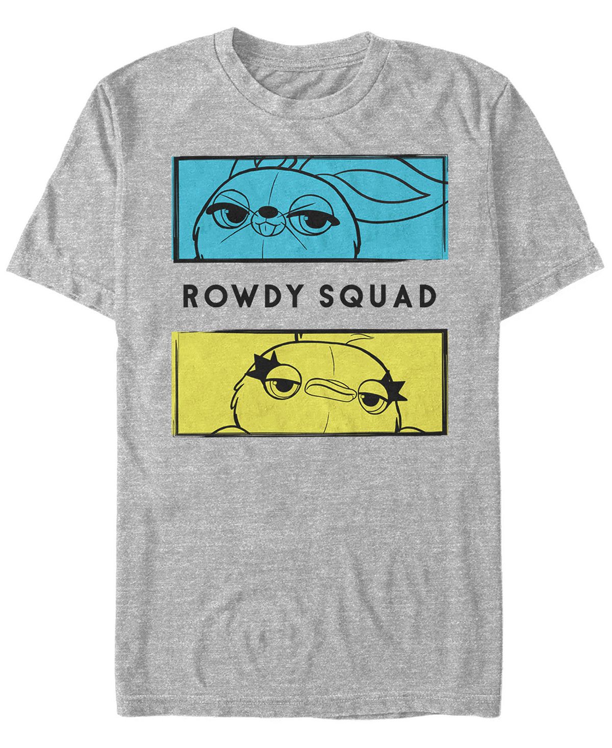 Мужская футболка с короткими рукавами disney pixar история игрушек 4 уточки и банни rowdy squad Fifth Sun, мульти