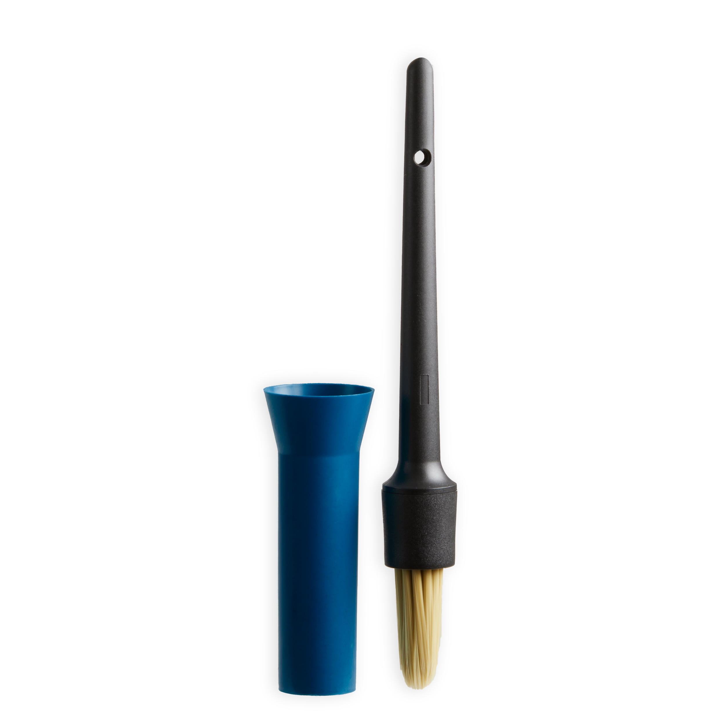 Кисточка с колпачком Fouganza для копыт, черный / синий роторная щетка xcman tx 50 rh 100 конский волос 100 мм