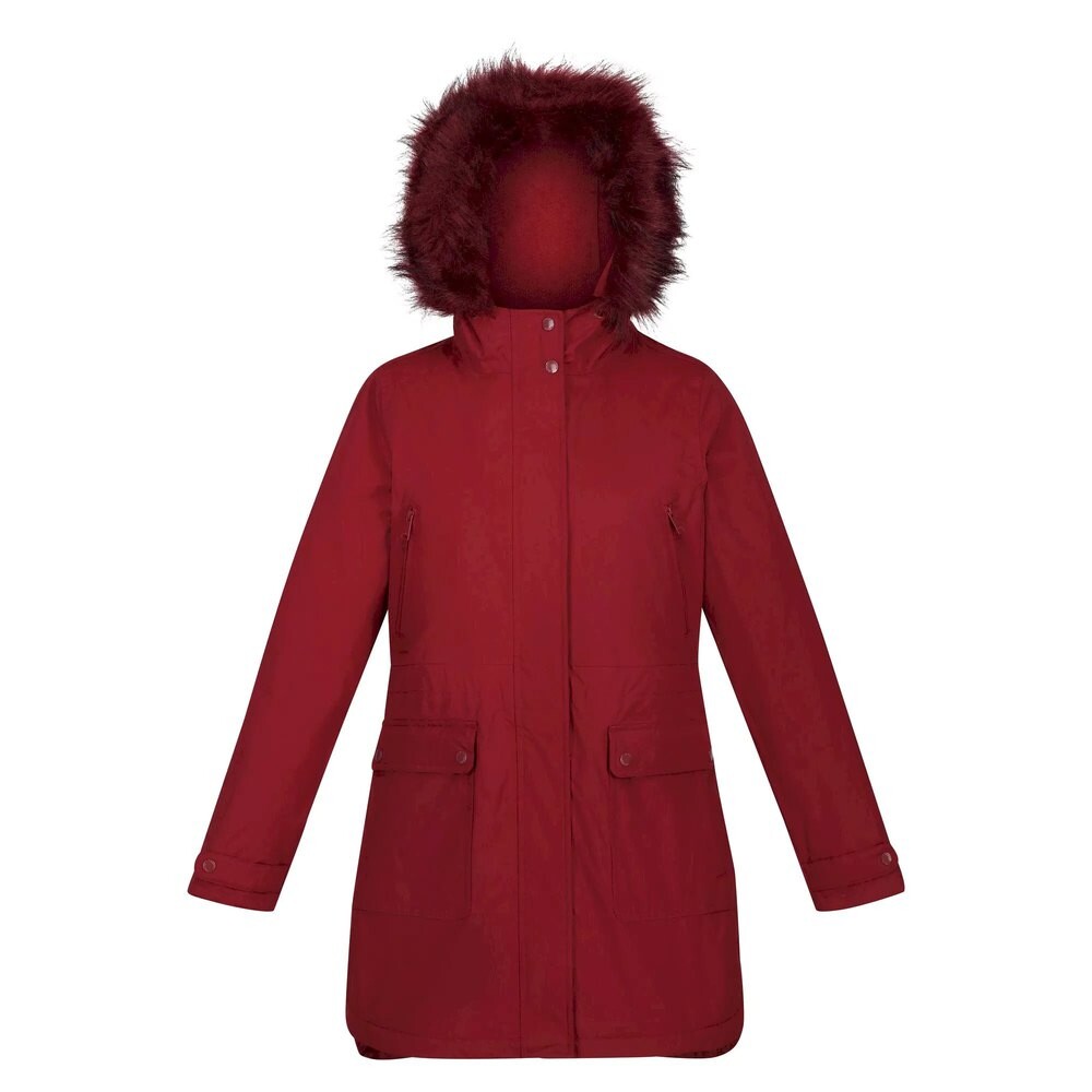 

Парка Regatta Sabinka Faux Fur Trim, красный