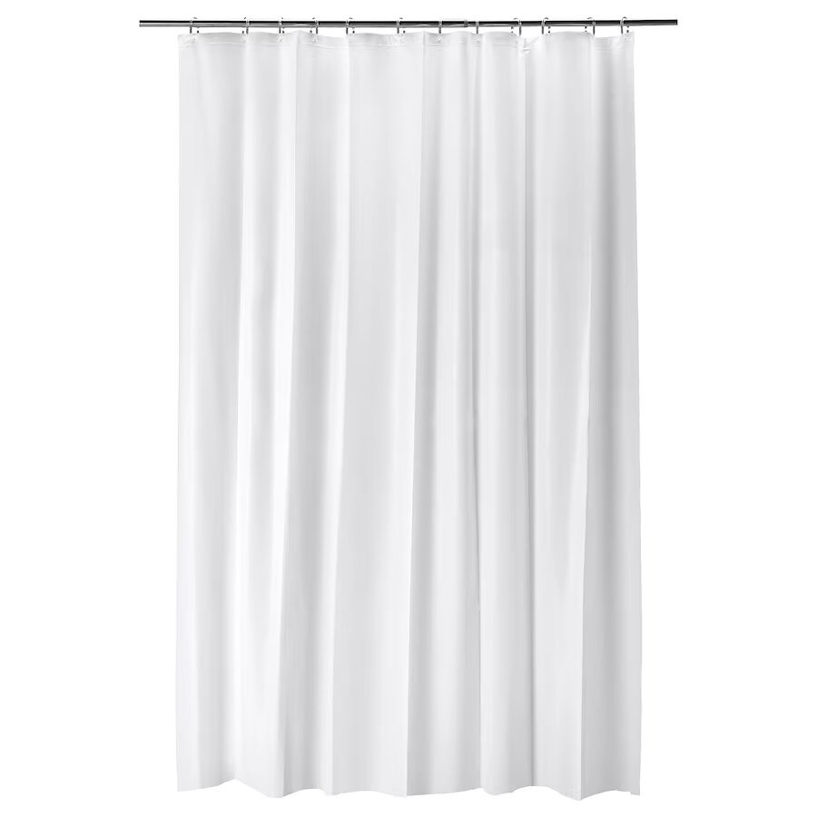 

Штора для ванной Ikea Bjarsen 180x200, белый