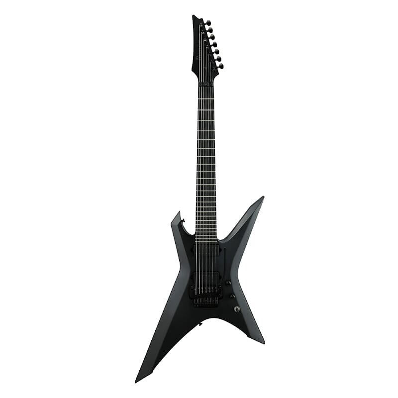 

Ibanez Xiphos Iron Label 7-струнная электрогитара с сумкой - черная плоская XPTB720BKF