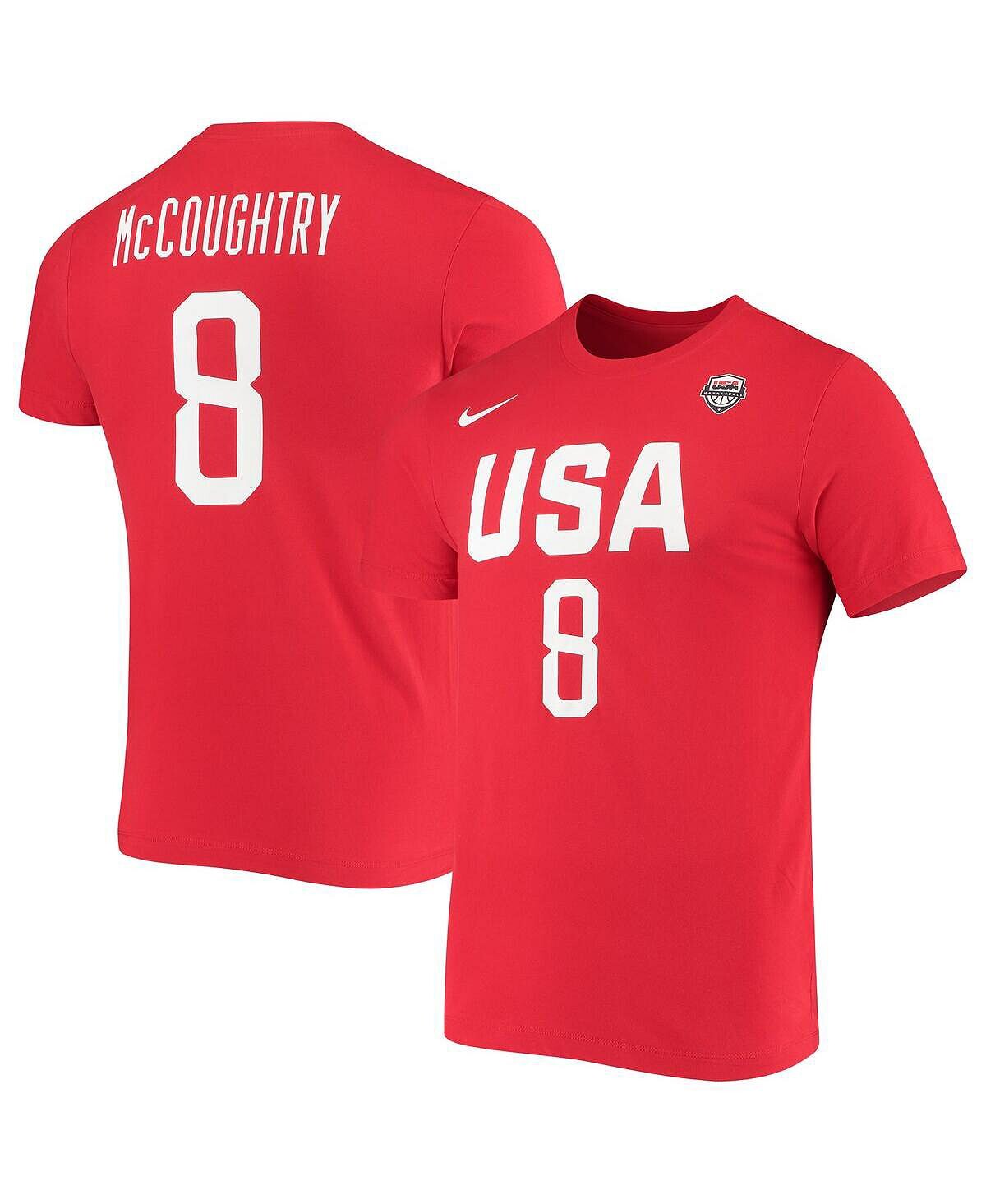 

Женская футболка angel mccoughtry usa basketball red name and number performance Nike, красный