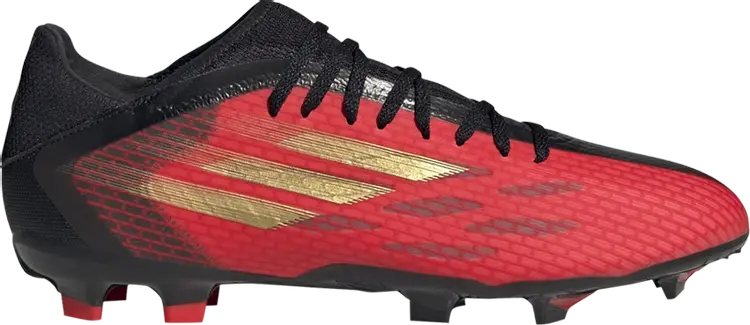 

Бутсы Adidas X Speedflow.3 FG 'Vivid Red Gold Metallic', красный