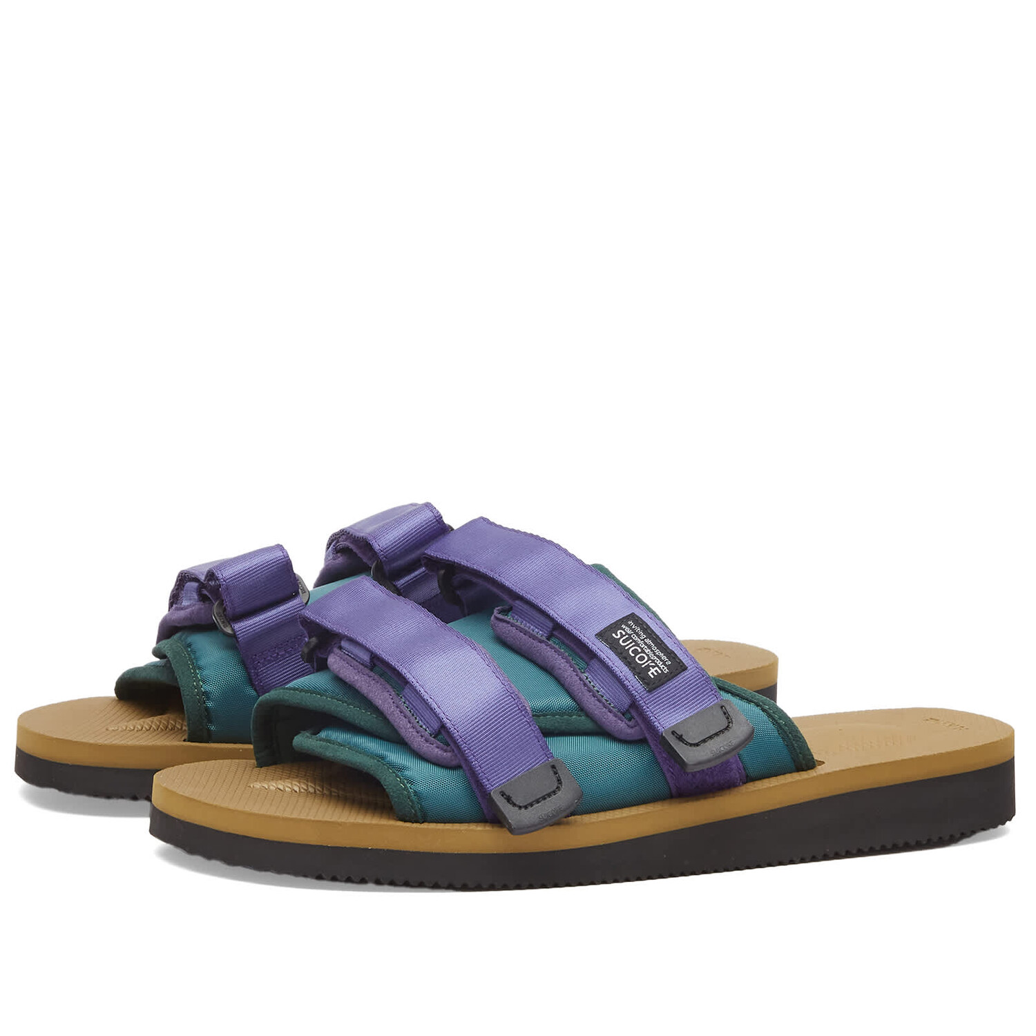 

Сандалии Suicoke Moto Cab, цвет Purple & Brown