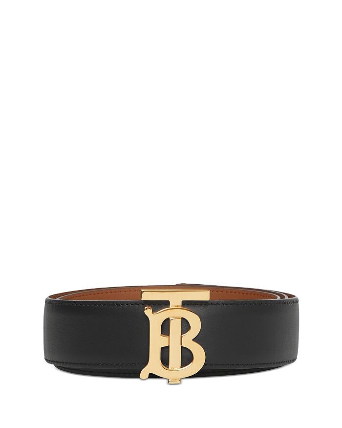 

Кожаный ремень с монограммой Burberry