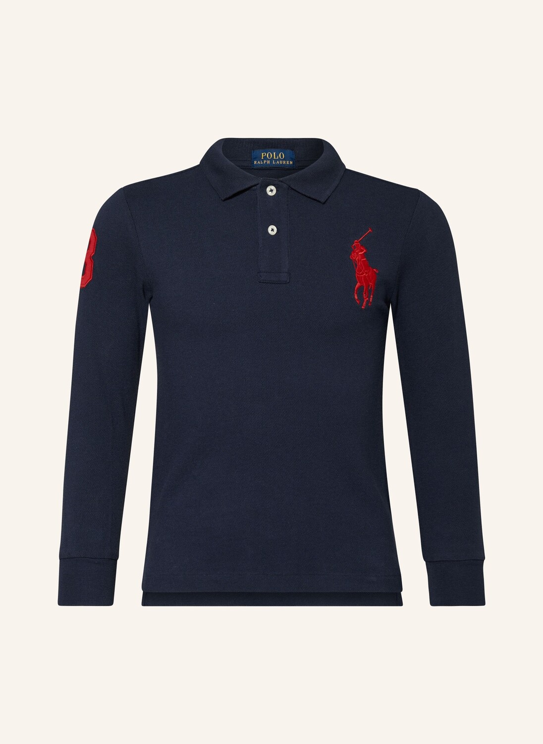 

Рубашка-Поло из пике Polo Ralph Lauren, синий