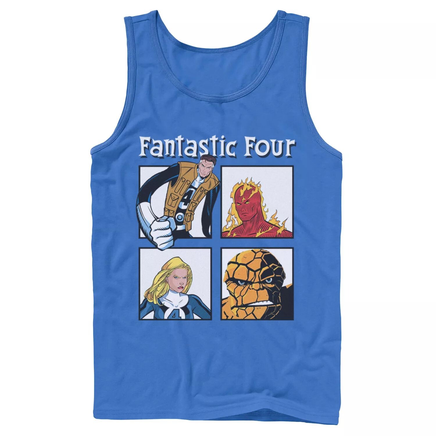 

Мужская майка Marvel Fantastic Four Ready To Fight с портретными панелями