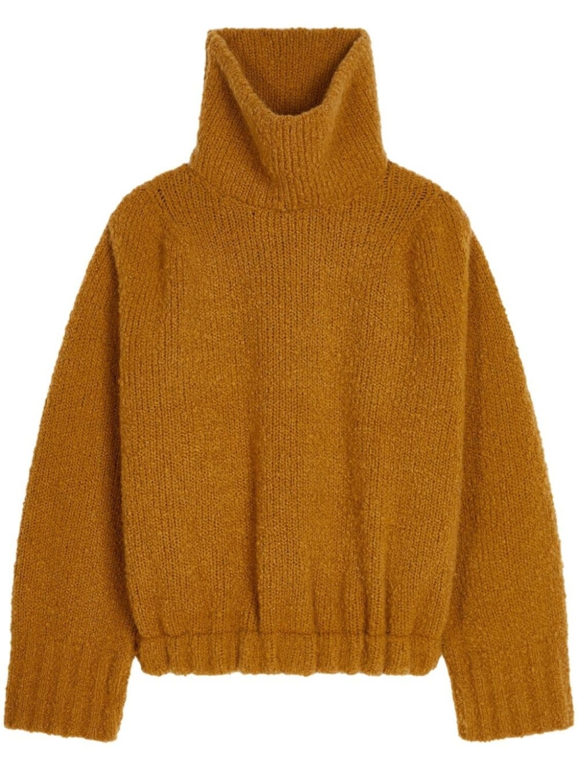 

DRIES VAN NOTEN свитер с высоким воротником, коричневый