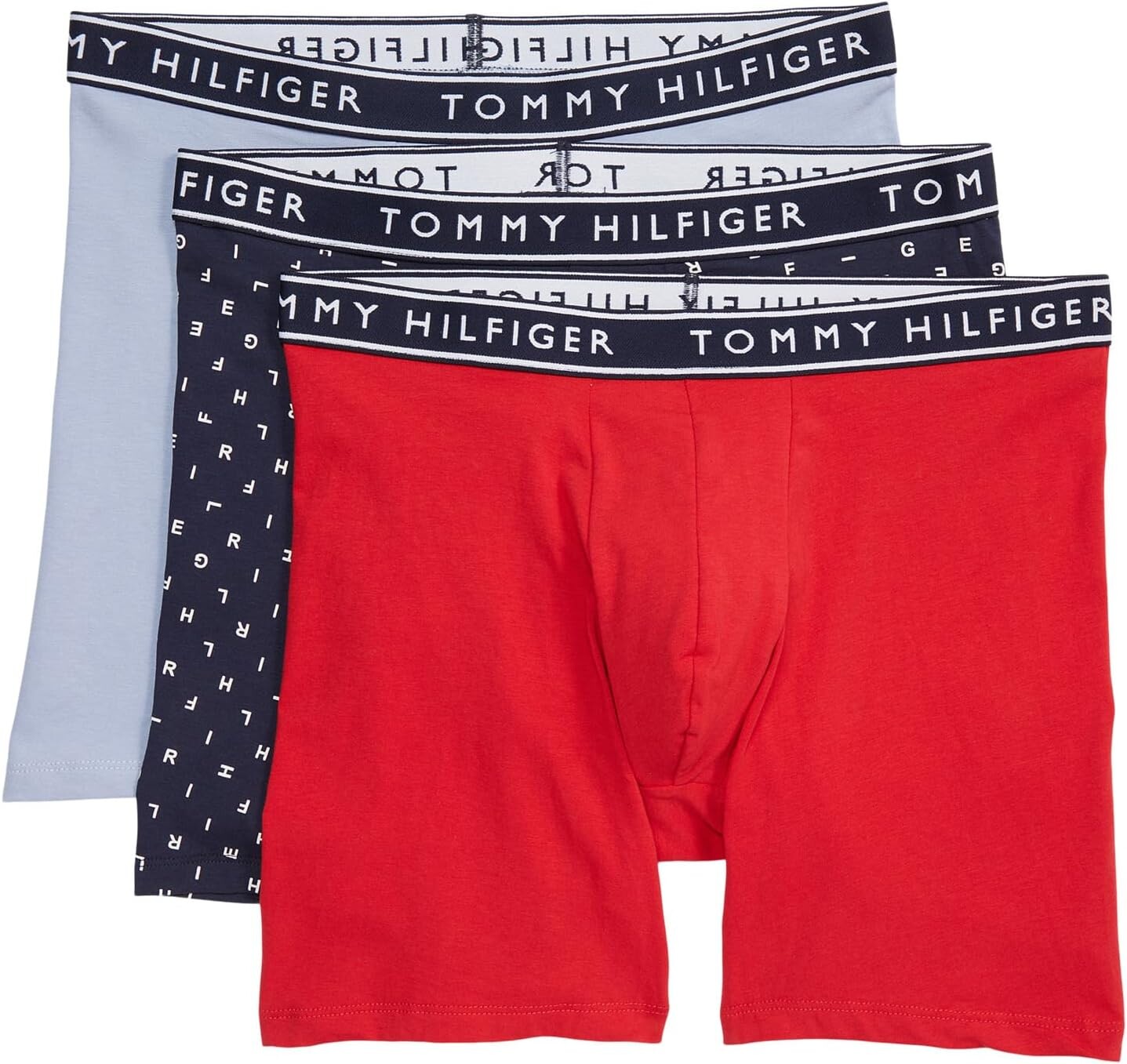 

Комплект боксеров-боксеров из хлопка стрейч, 3 шт. Tommy Hilfiger, цвет Cadet Blue