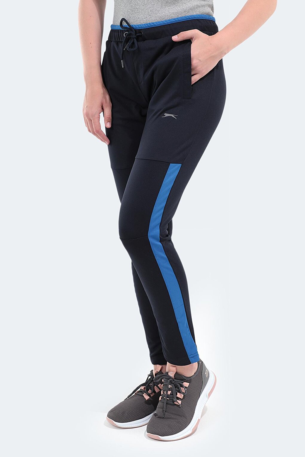 Женские спортивные штаны OXFORD темно-синие SLAZENGER, темно-синий темно синие женские спортивные штаны с карманами gap