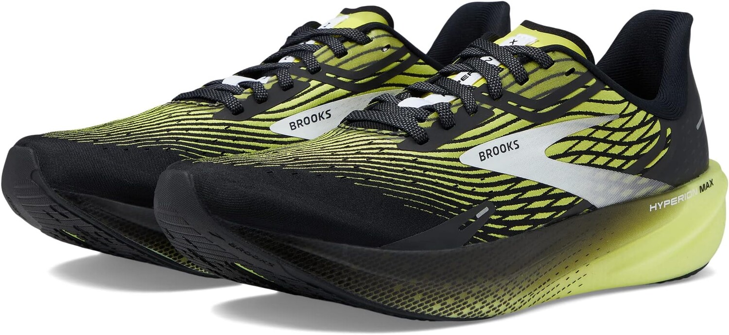 

Кроссовки Hyperion Max Brooks, цвет Black/Blazing Yellow/White
