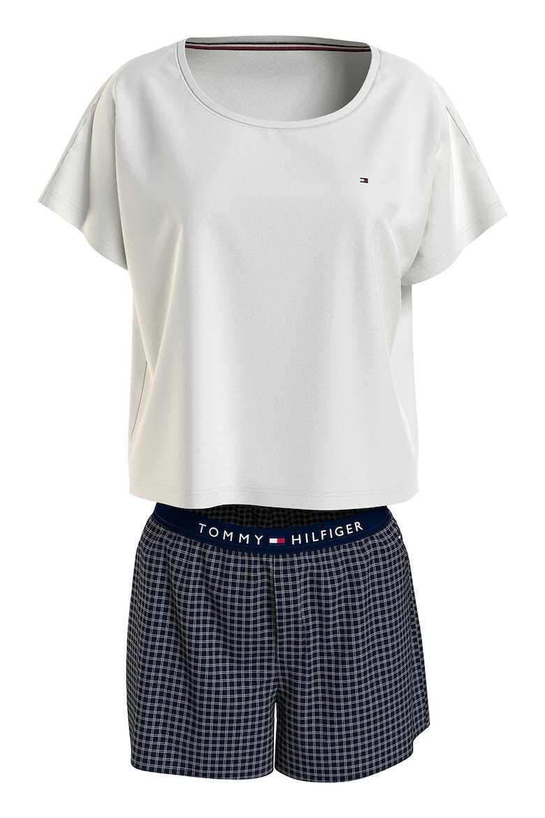 

Короткая пижама с овальным вырезом Tommy Hilfiger, белый