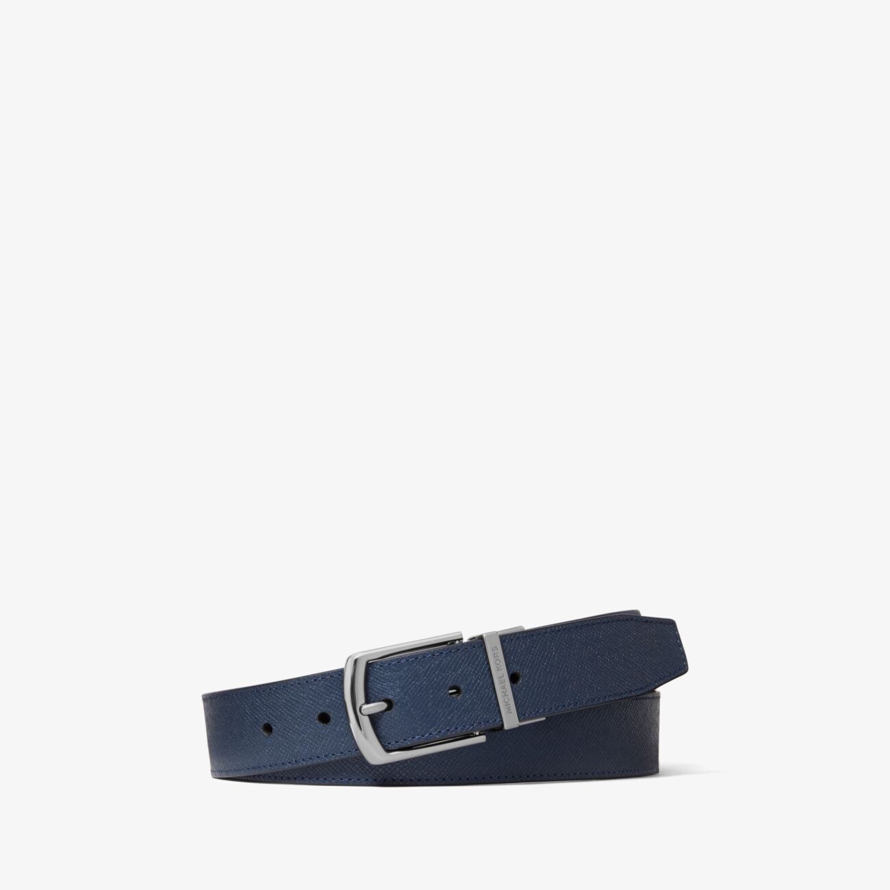 

Ремень Michael Kors Crossgrain Leather, темно-синий/черный