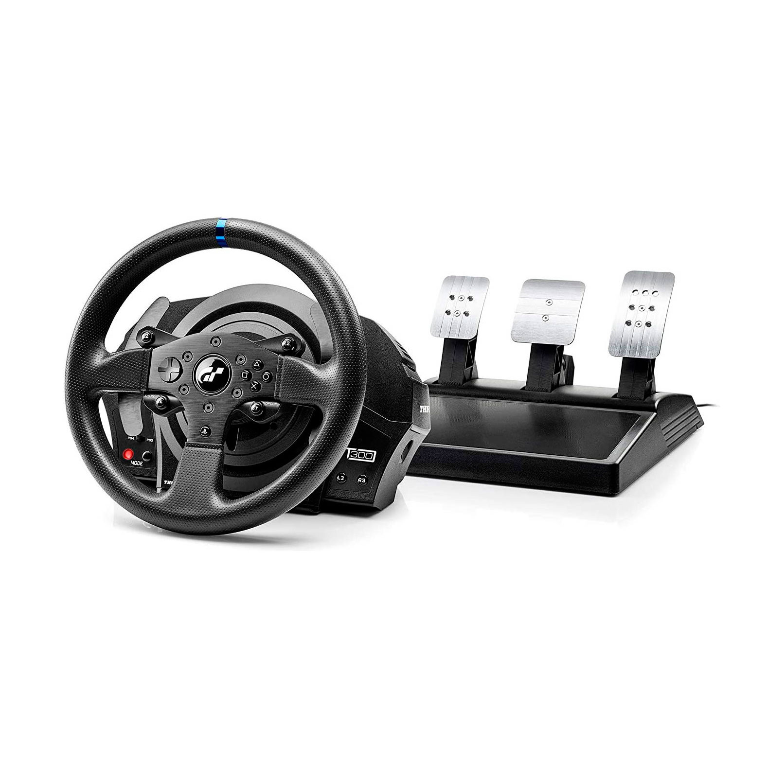 Руль Thrustmaster T300RS GT черный speed meter for thrustmaster t300rs gt tspc 599 racing car game modification on steering wheel