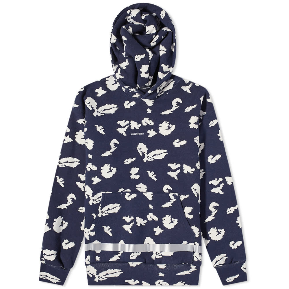 

Толстовка Undercover Floral Print Popover Hoody, Серый
