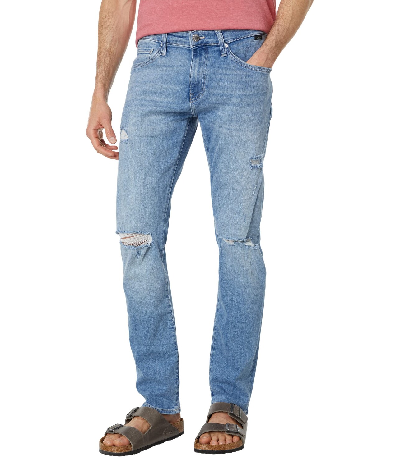 

Джинсы Mavi Jeans, Jake Slim in Mid Ripped LA Vintage