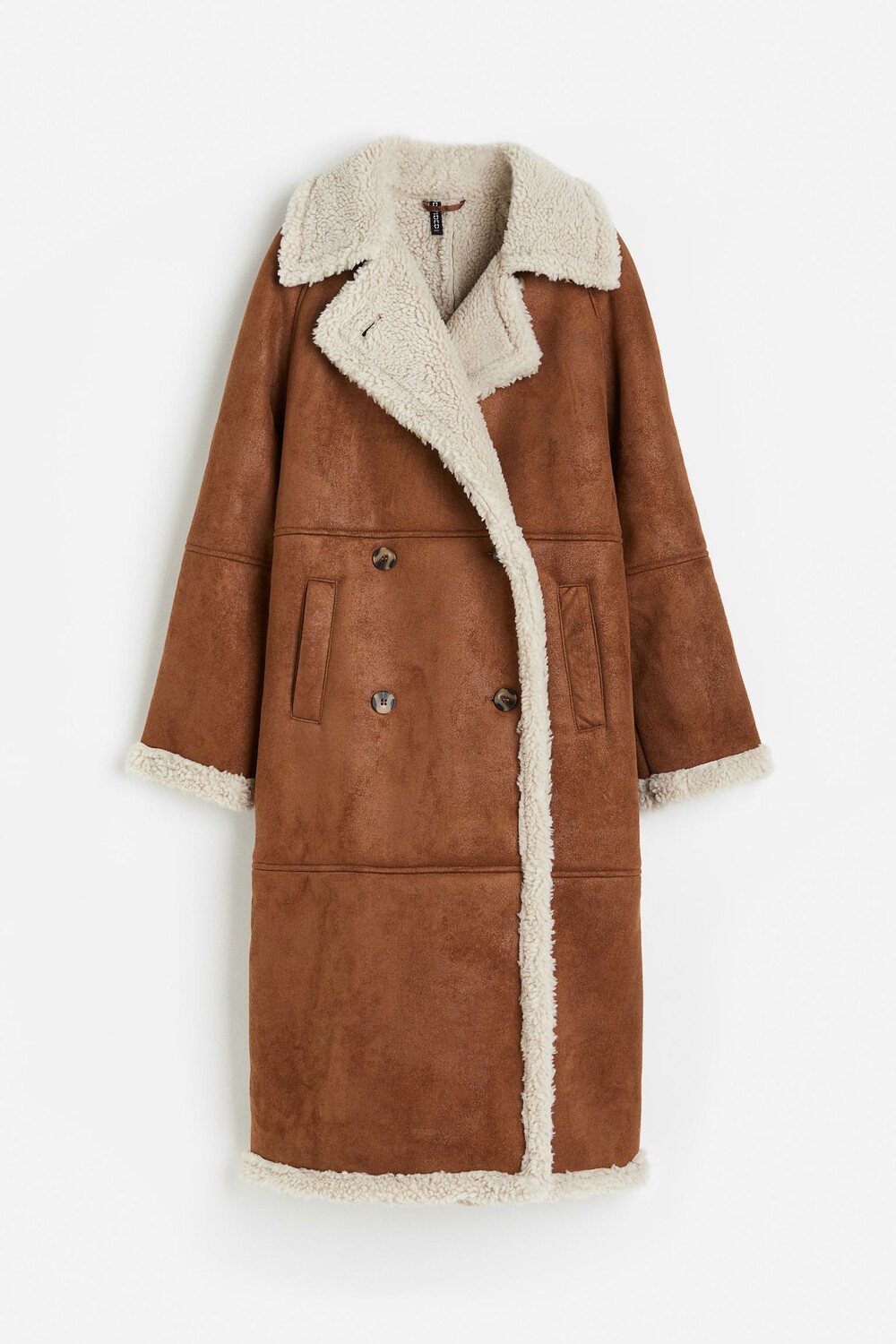 

Пальто H&M Insulated Double-breasted, рыже-коричневый
