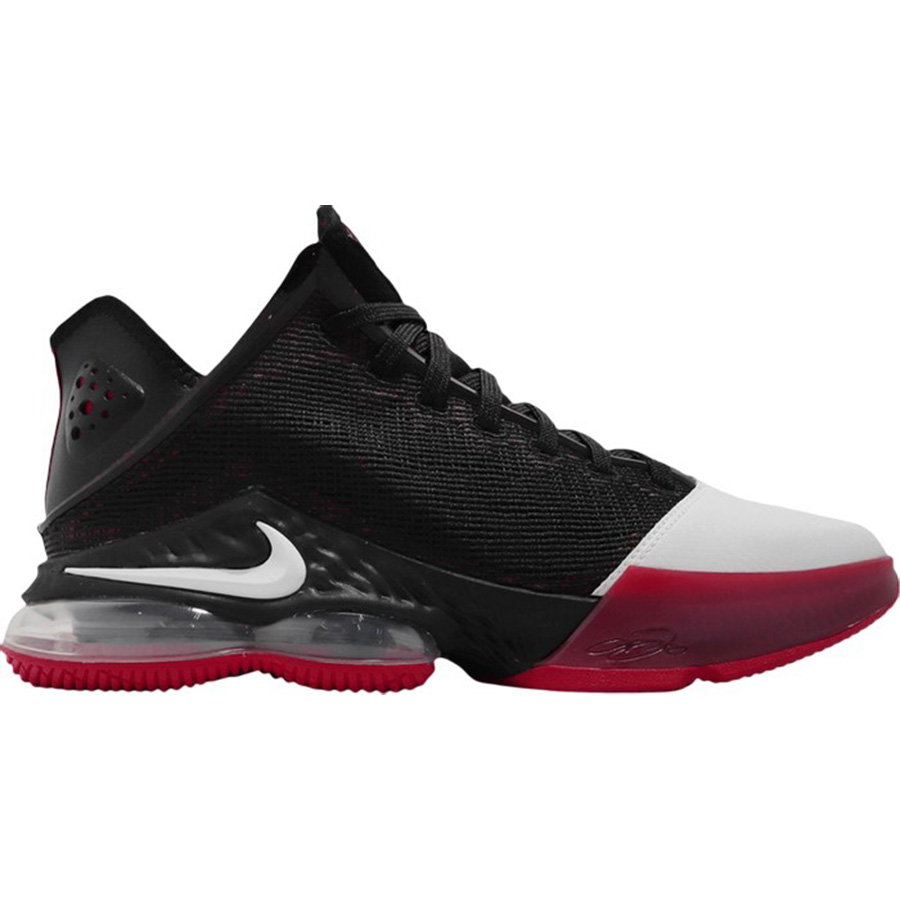 Кроссовки Nike LeBron 19 Low EP, черный/красный/белый