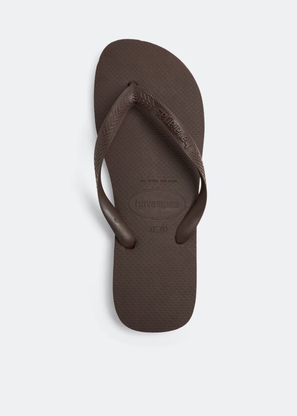 

Шлепанцы HAVAIANAS Top rubber flip flops, коричневый