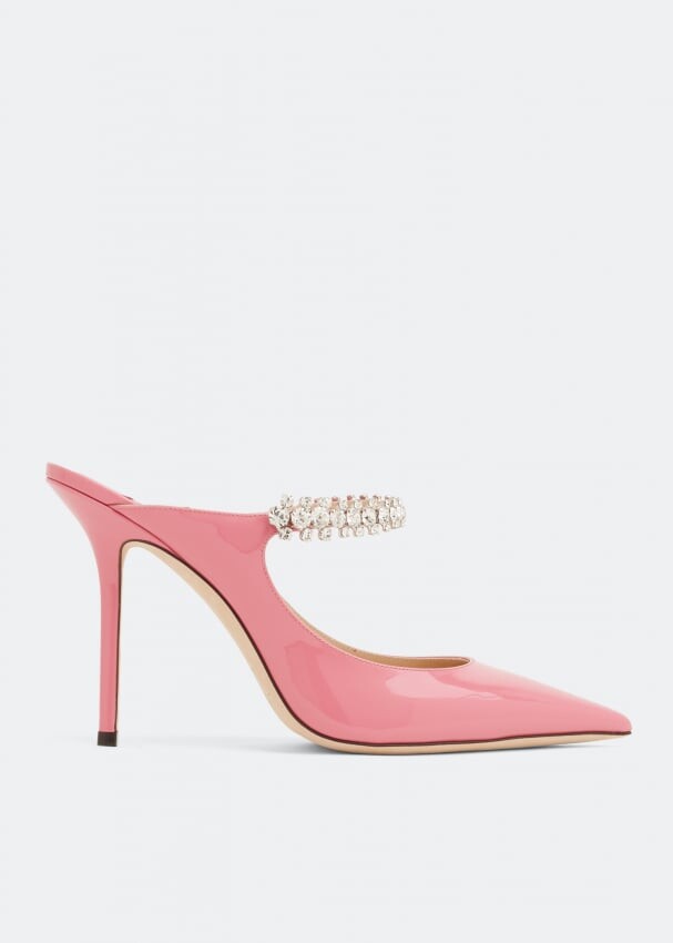 

Мюли JIMMY CHOO Bing 100 mules, розовый