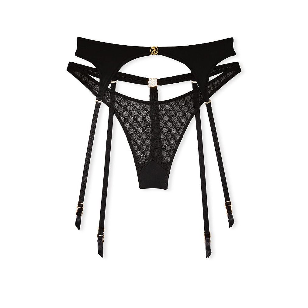 

Трусы Victoria's Secret Very Sexy Icon Garter Thong, черный