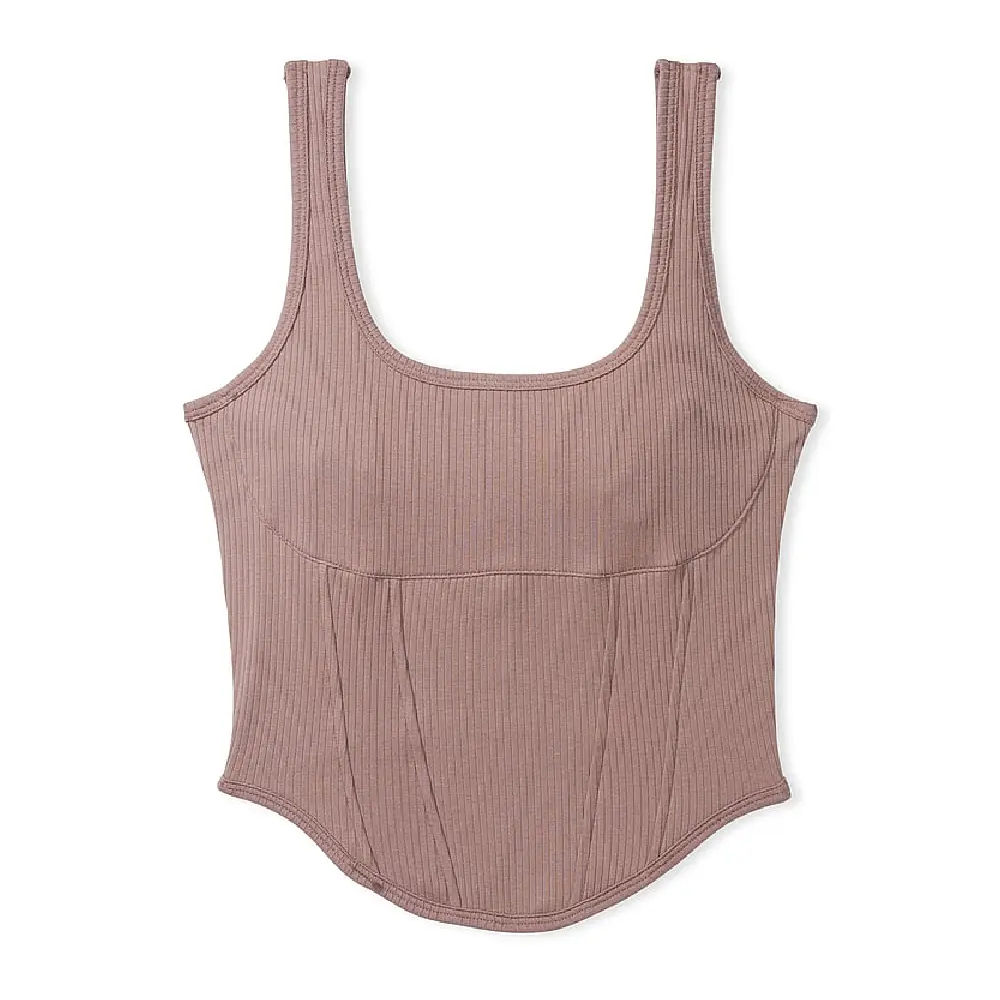 

Топ Victoria's Secret Pink The Cinched Corset Top, светло-коричневый