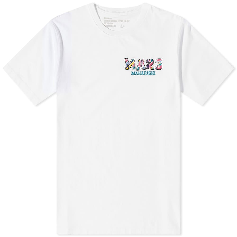 

Футболка Maharishi MA23 Embroidered Tee, Белый