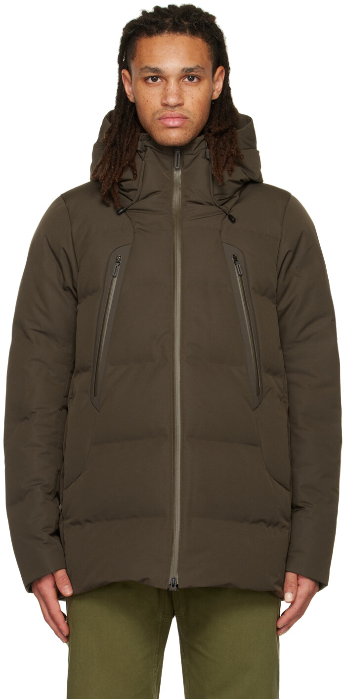 

Коричневый пуховик Mizusawa Mountaineer Descente ALLTERRAIN