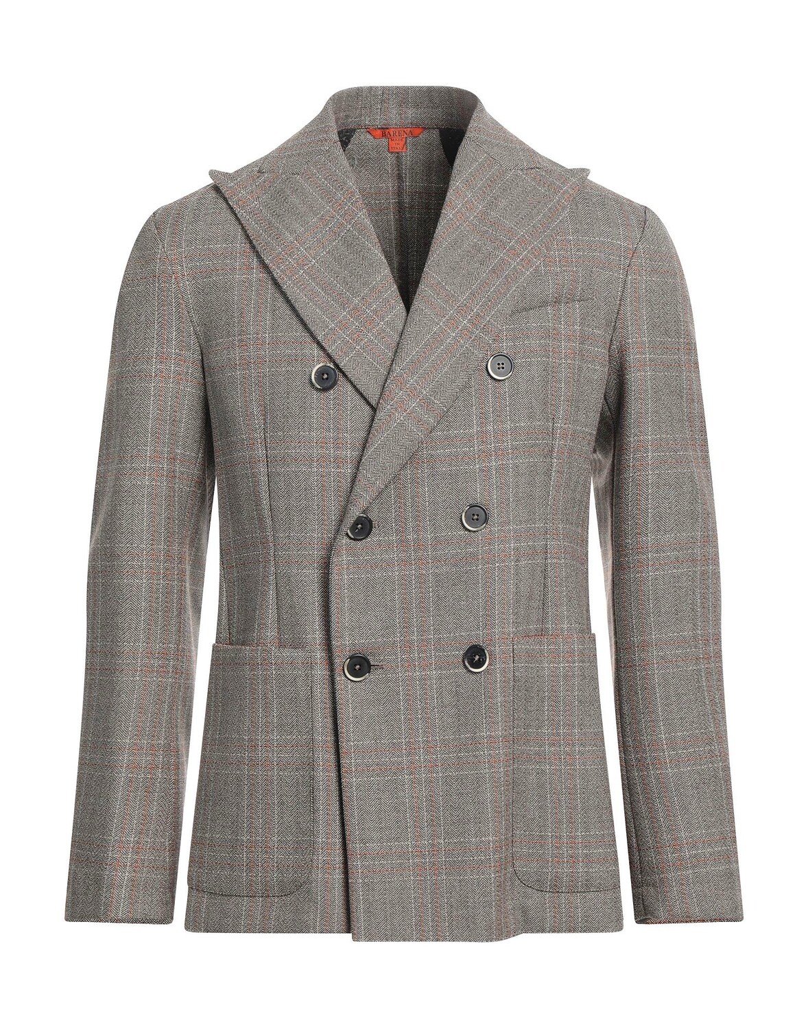 

Жакет Barena Cool Wool Herringbone, коричневый