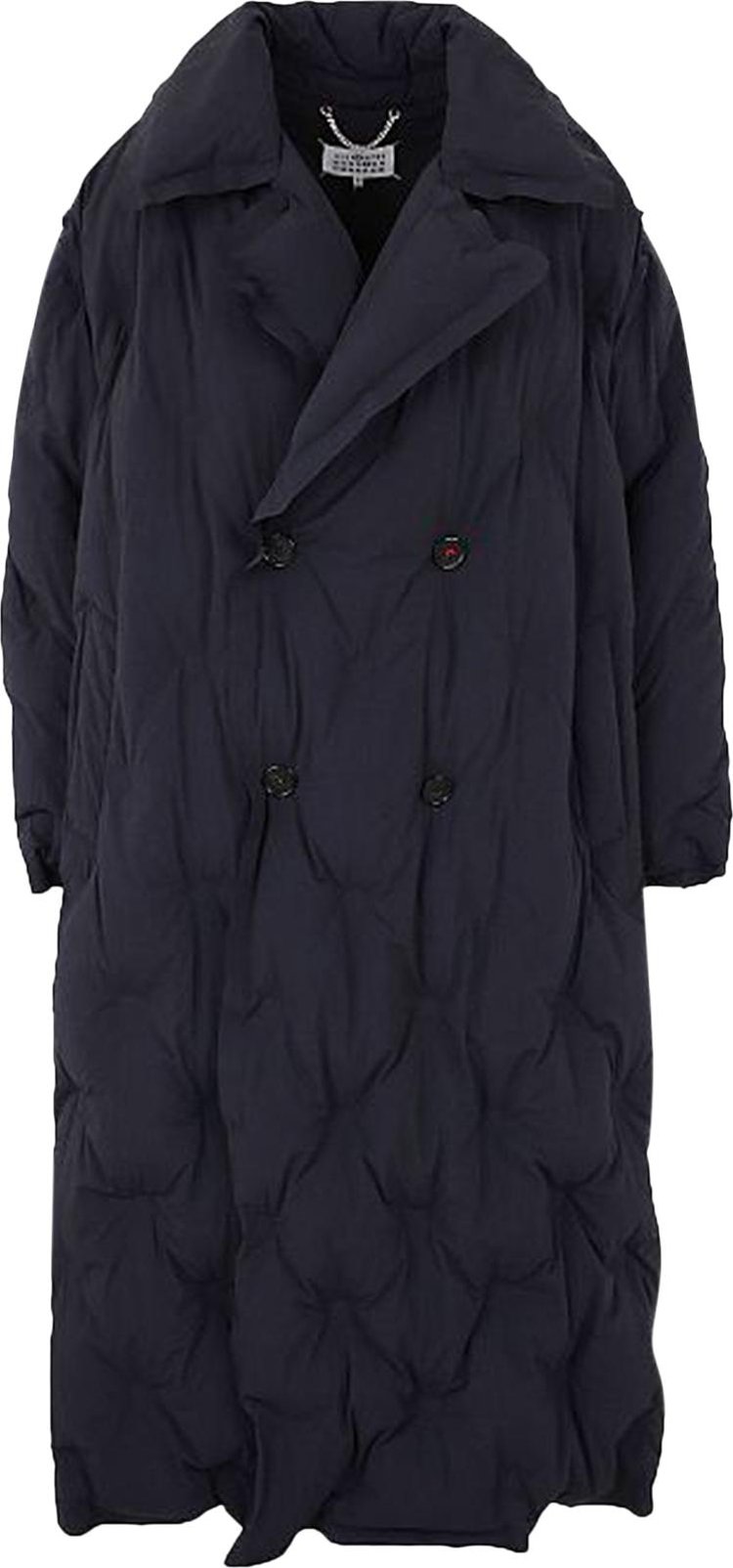 цена Пальто Maison Margiela Recycled Nylon Padded Coat Black, черный