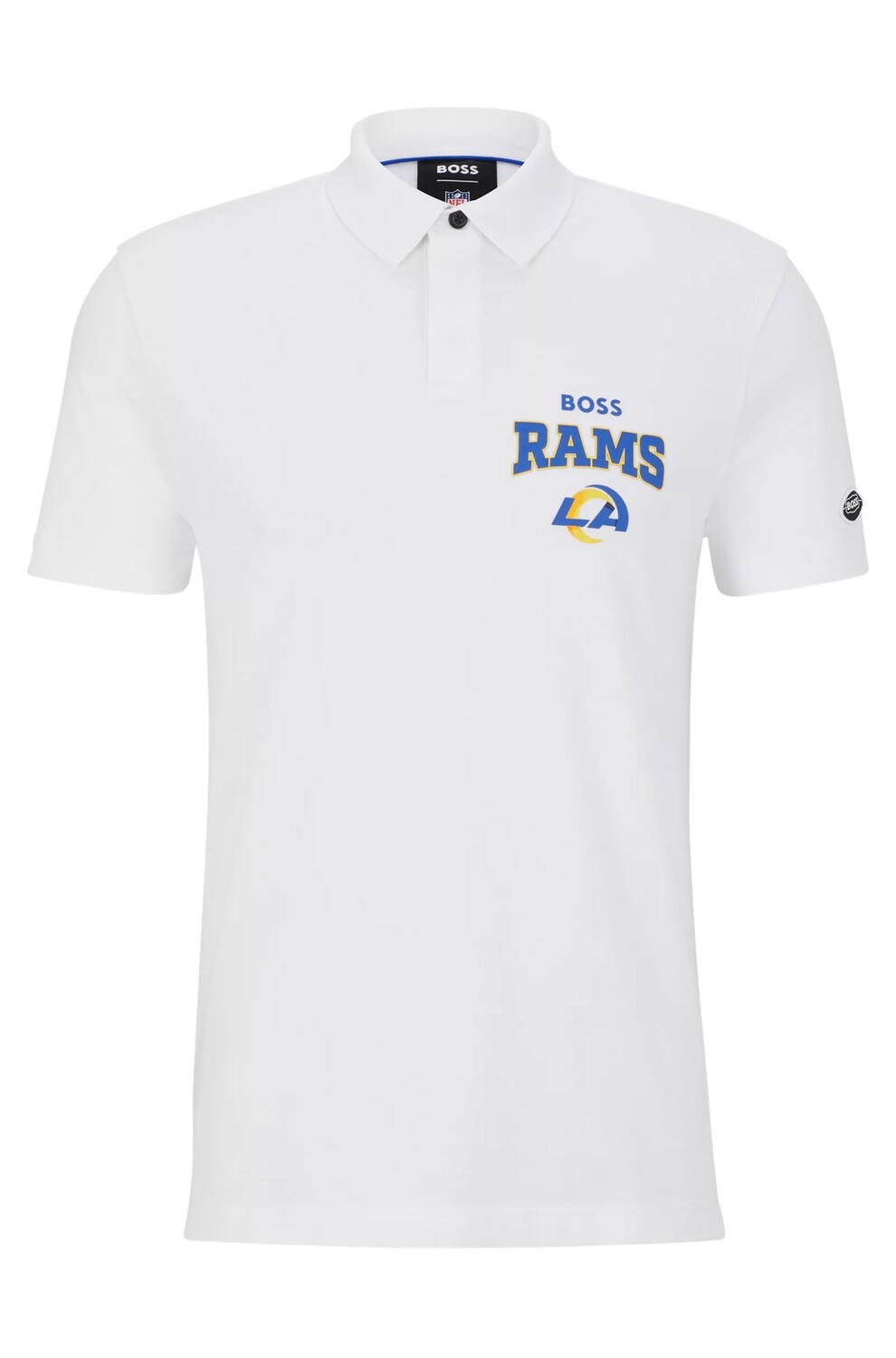 

Футболка поло Boss X Nfl Cotton-piqué With Collaborative Branding Rams, белый