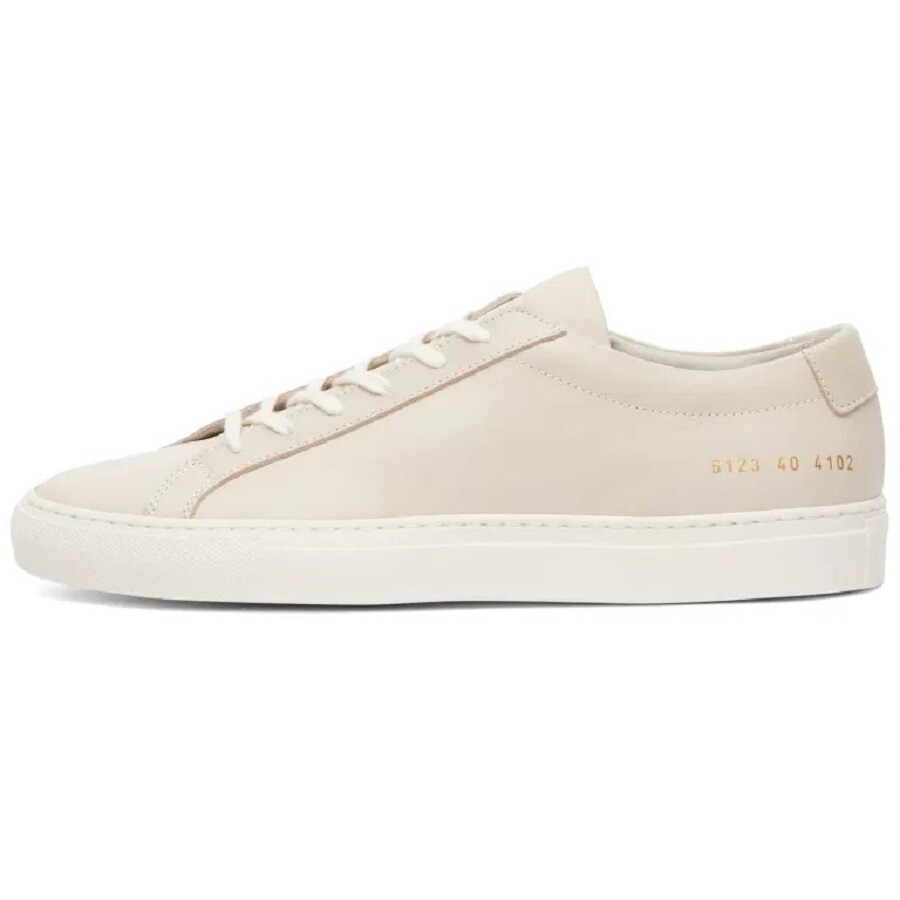 Кеды Woman By Common Projects Nubuck Leather Achilles, белый ап 282 лето в кедах