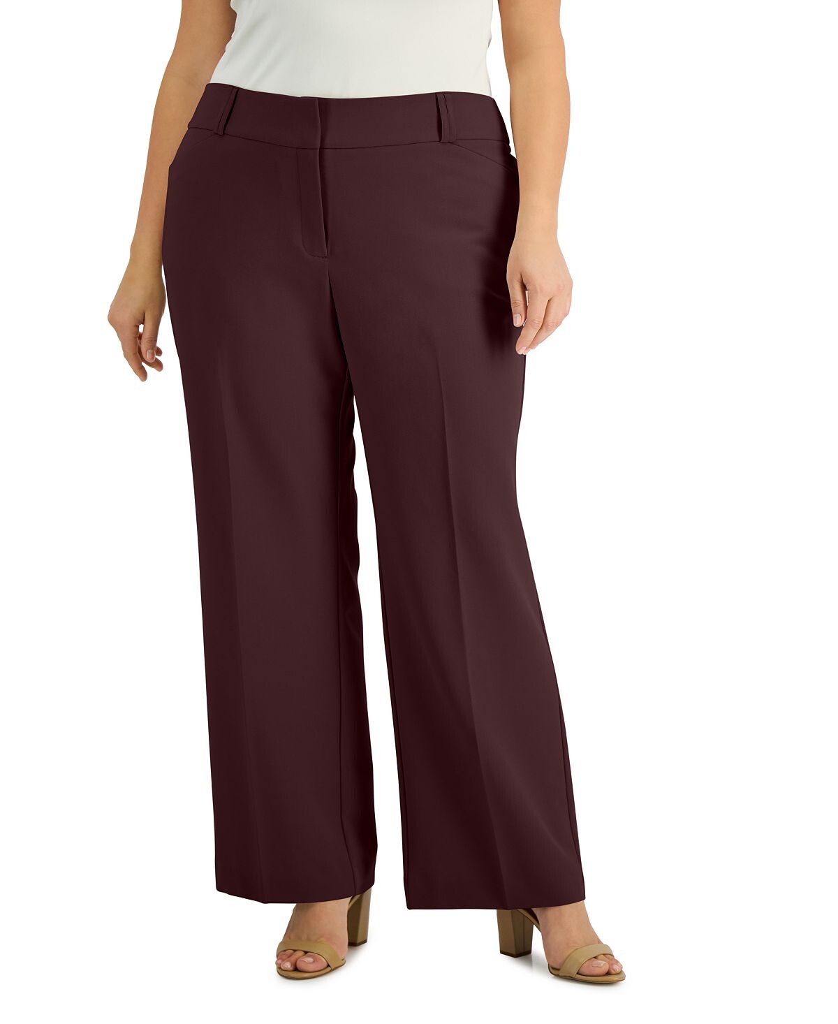 

Брюки plus и petite curvy bootcut с заниженной талией, созданные для macy's Alfani, мульти