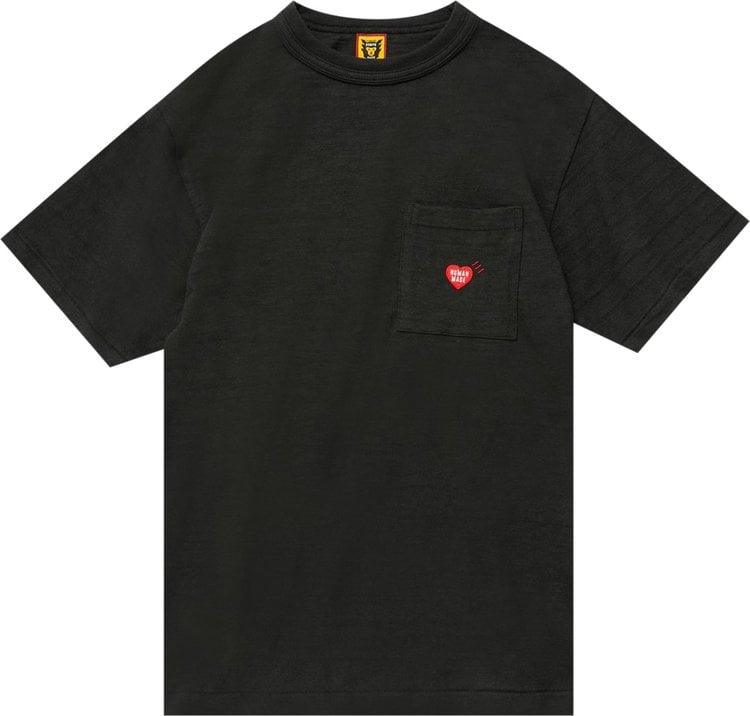 Футболка Human Made Pocket T-Shirt #2 'Black', черный - фото