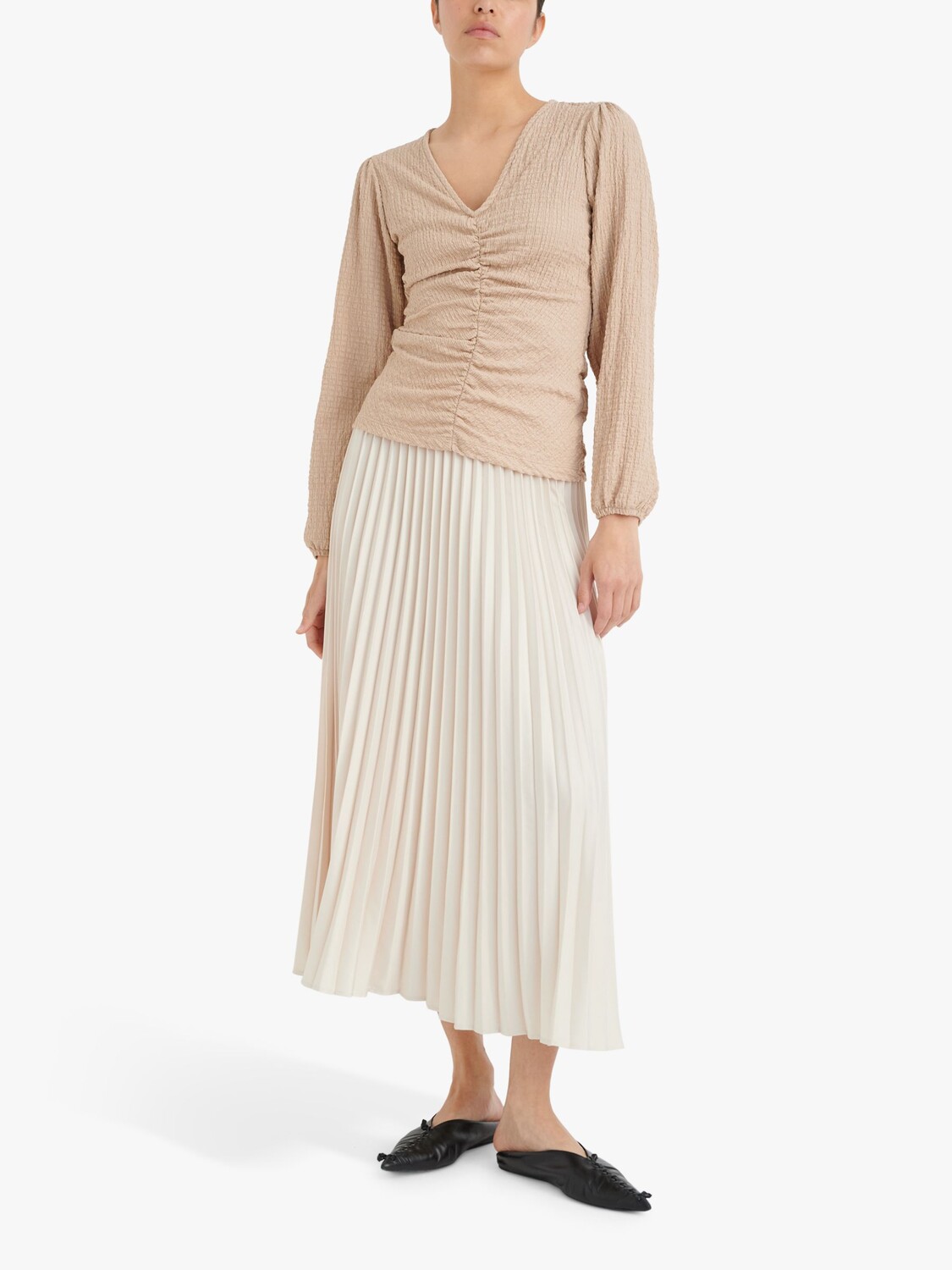 

Текстурная блузка InWear Lanyal, Песчаник