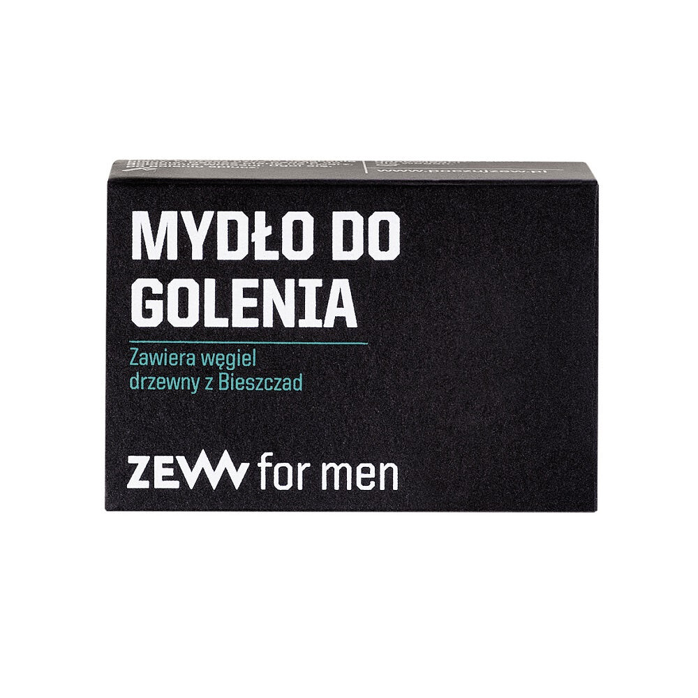 

Zew For Men Мыло для бритья с углем из Бещад 85мл